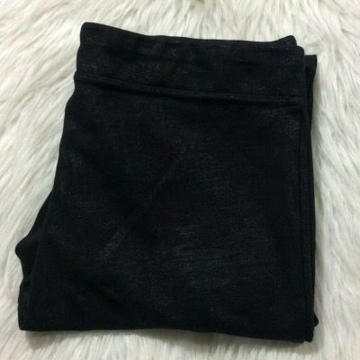 NWOT Calvin Klein Black Shiny Leggings Size M